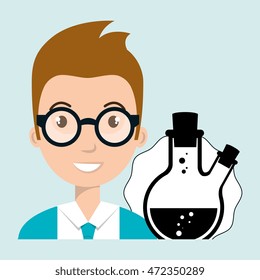 student laboratory tools vector illustration graphic eps 10