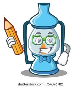 Student lantern character cartoon style
