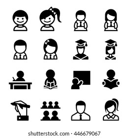 Student & Learning icon set