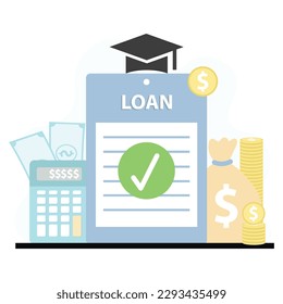 student loan application is approved
