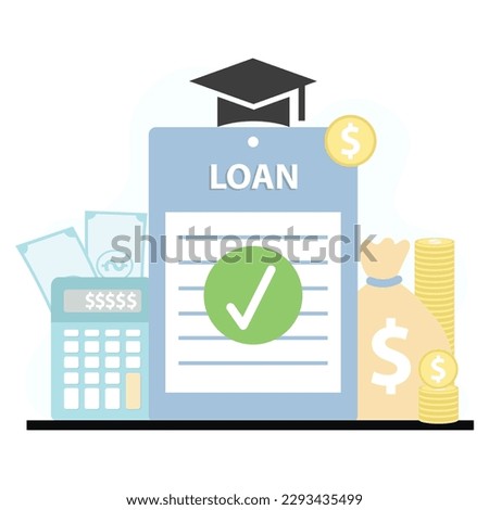 student loan application is approved