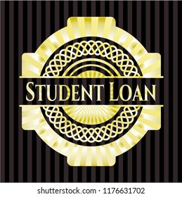 Student Loan gold emblem or badge