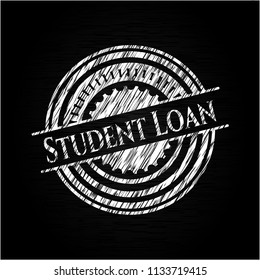 Student Loan on blackboard