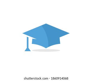 Student logo cap college vector 