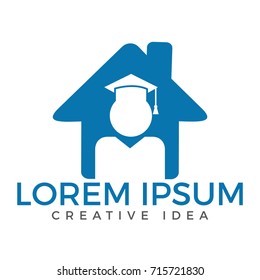 Student Logo design. Education Logo. Institutional and educational vector logo design.