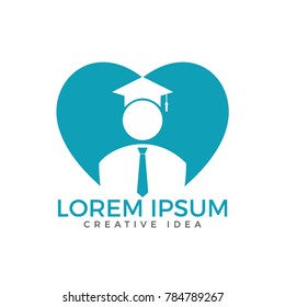 Student Logo design. Education Logo. Institutional and educational vector logo design.