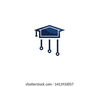 Student logo icon vector education 