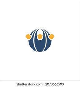 student logo vector template emblem