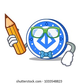 Student loopring coin character cartoon