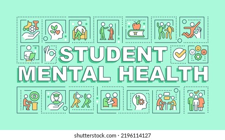 Student mental health word