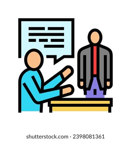 student mentorship college teacher color icon vector. student mentorship college teacher sign. isolated symbol illustration