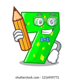 Student number seven sign on door cartoon
