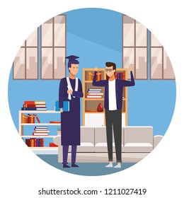 Student on graduation