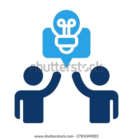 Student Participation Icon Fill Vector Illustration