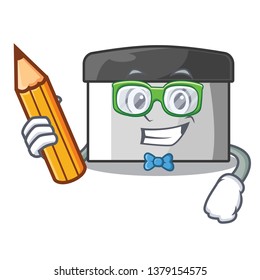 Student pastry scraper isolated with the cartoon