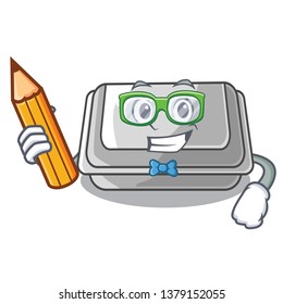 Student plastic box in the mascot shape