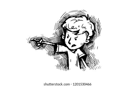 Student Pointing Vector