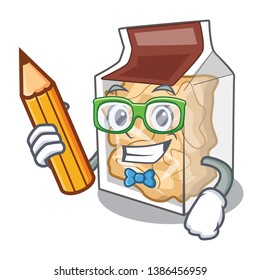 Student pork rinds in a cartoon jar