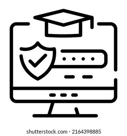 A Student Portal Hand Drawn Vector 

