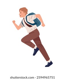 Student Running Late School Motion