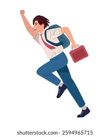 Student Running School Education Speed