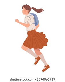 Student Running School Education Speed