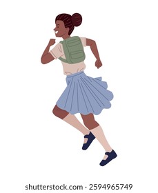 Student Running School Motion Speed