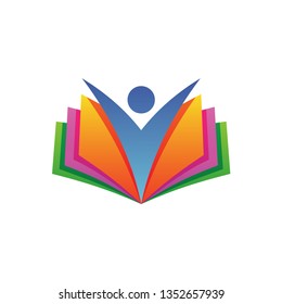 Student Scholar Book Logo Vector Stock Vector (Royalty Free) 1352657939 ...