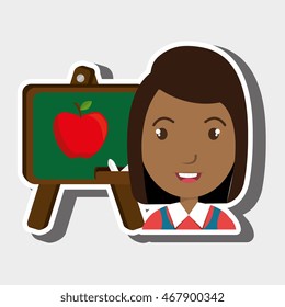 student school board graphic vector illsutartion graphic