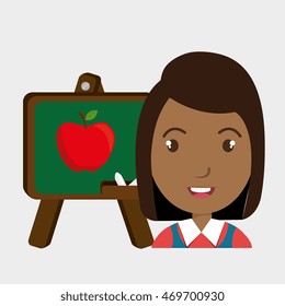 student school board graphic vector illsutartion graphic