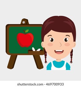 student school board graphic vector illsutartion graphic