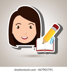student school element icon vector illustration graphic