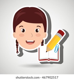 student school element icon vector illustration graphic