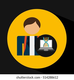 student school laptop lab design vector illustration eps 10