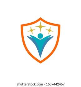 
Logo de Estudiante y escudo con estrellas