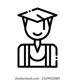 student simple icons vector illustration