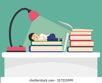 Sleeping On The Desk Stock Photos People Images Shutterstock