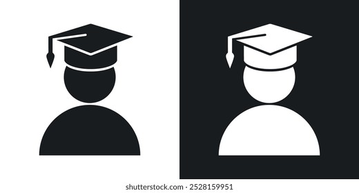 Pacote de ícones de vetor sólido para estudantes