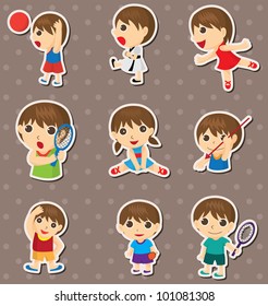 student sport stickers