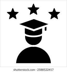 Student Success Icon Element For Design