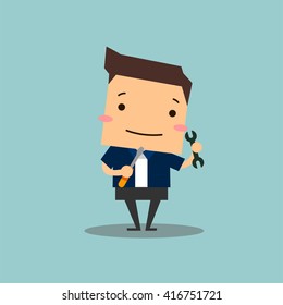 Student Technician Character