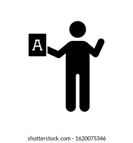 Student, test icon. Simple education icons for ui and ux, website or mobile application