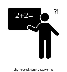 Student, think icon. Simple education icons for ui and ux, website or mobile application