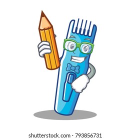 Student trimmer character cartoon style