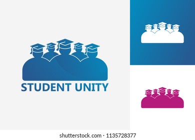 Student Unity Logo Template Design Vector, Emblem, Design Concept, Creative Symbol, Icon
