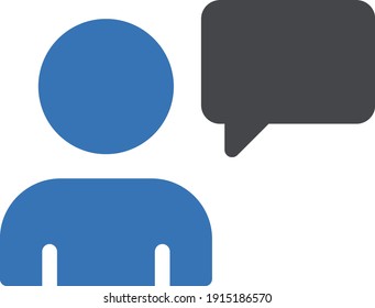 student vector glyph color icon
