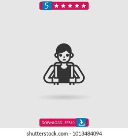 student vector icon