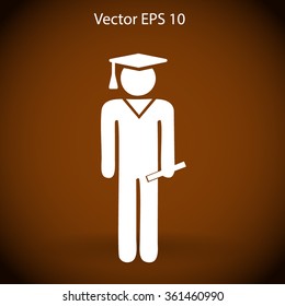 student vector icon