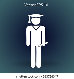 student vector icon