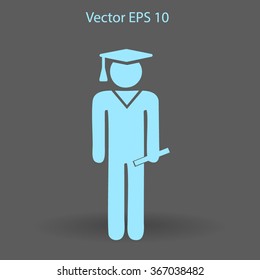 student vector icon
